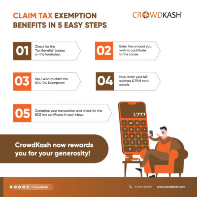 Now you can claim Tax Exemptions On CrowdKash Fundraisers!